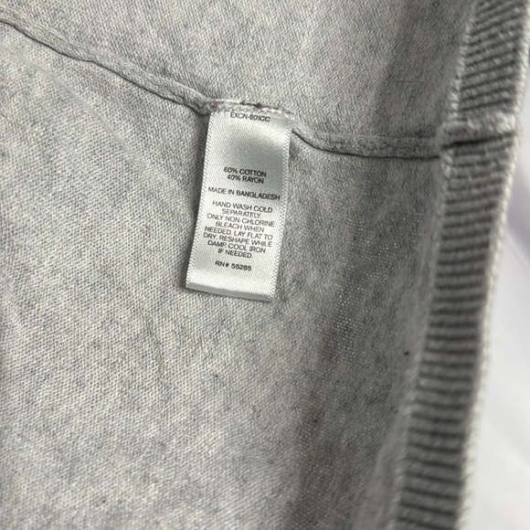 EXPRESS HEATHER GREY CARDIGAN (S) - Picture 5 of 6